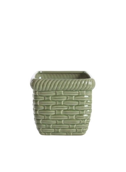 قوارة مودرن خزفية لون اخضر حجم وسط