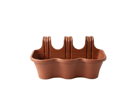 قوارة تعليق ثلاثية بلاستيكية لون بني