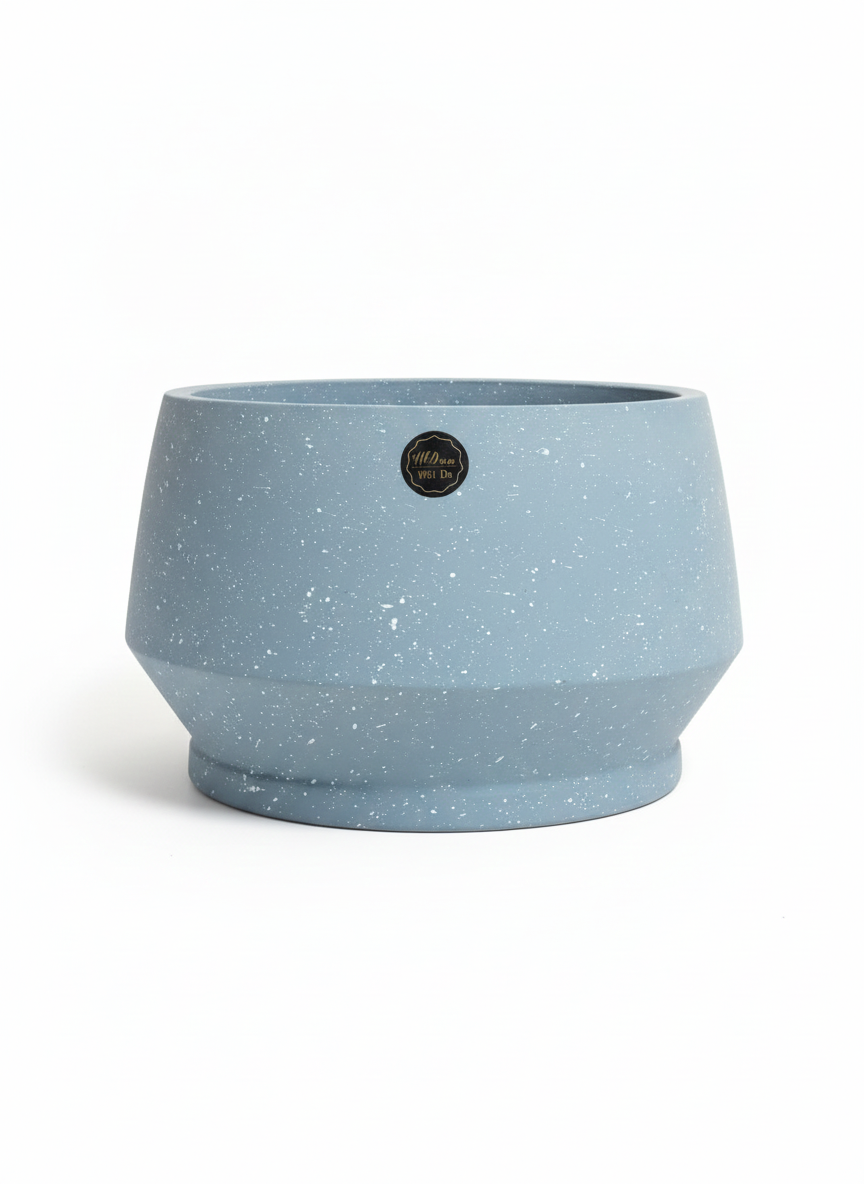 قوارة سيراميك لون أزرق سماوي حجم كبير