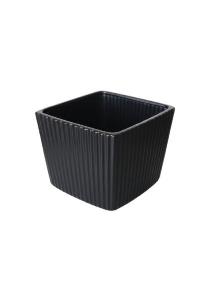 قوارة رخامية لون اسود حجم وسط