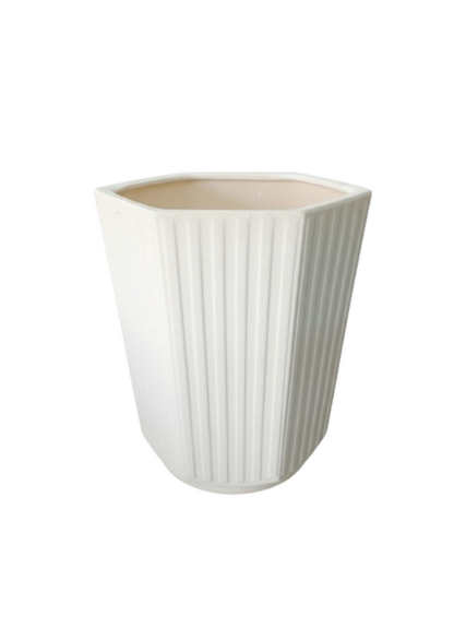 قوارة سيراميك لون ابيض حجم كبير