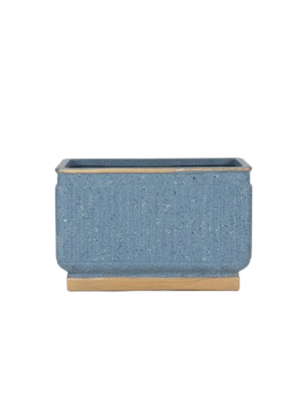 قوارة غرانيت لون ازرق رمادي حجم كبير