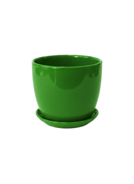 قوارة سيراميك لون اخضر حجم كبير