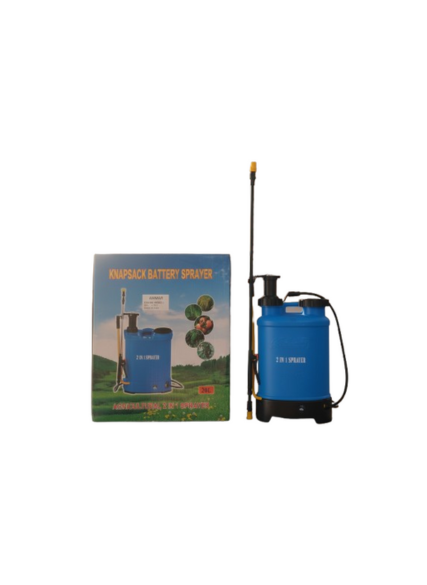 مرشّة ظهر Knapsack Sprayer 2×1 (بطارية / يدوي) – سعة 20 لتر